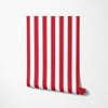 Red & White Stripes Wrapping Paper - Liza Pruitt