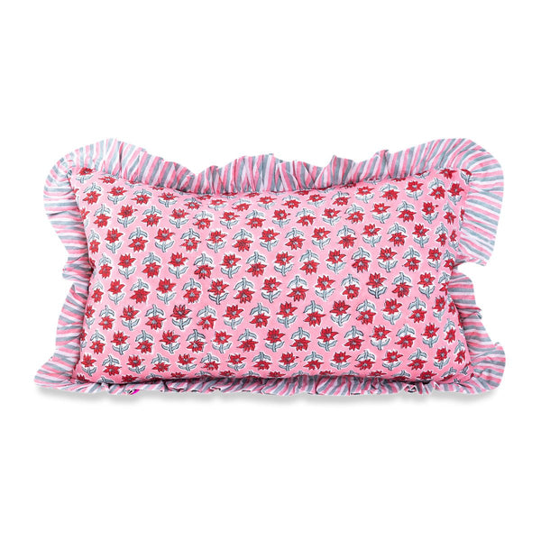 Ruffle Lumbar Pillow - Sabrina - Liza Pruitt