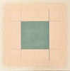 Sage/Warm Glow With Pink Grid | 30" x 30" - Liza Pruitt