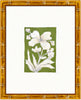 Sap Green Flora 3 | 7" h x 5" w | Framed - Liza Pruitt