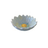 Set of 4 Daisy Shaped Finger Bowls with 22k Gold Accents | 5.25" Diameter x 2" Height - Liza Pruitt