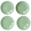 Set of 4 Green Dinner Plates | 11" Diameter x 1" Height - Liza Pruitt