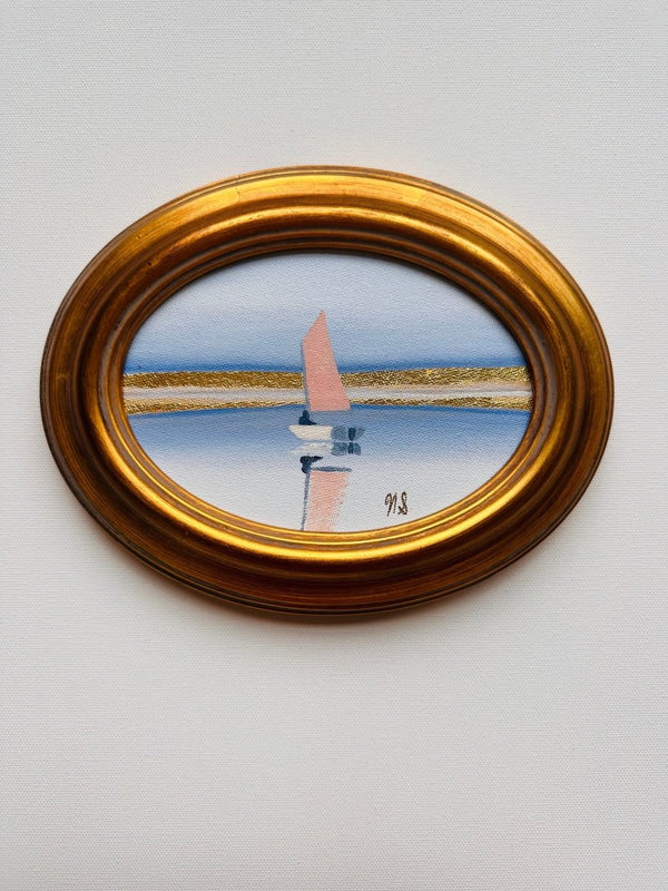 Set Sail | 7 1/2" h x 9 1/2" w | Framed - Liza Pruitt