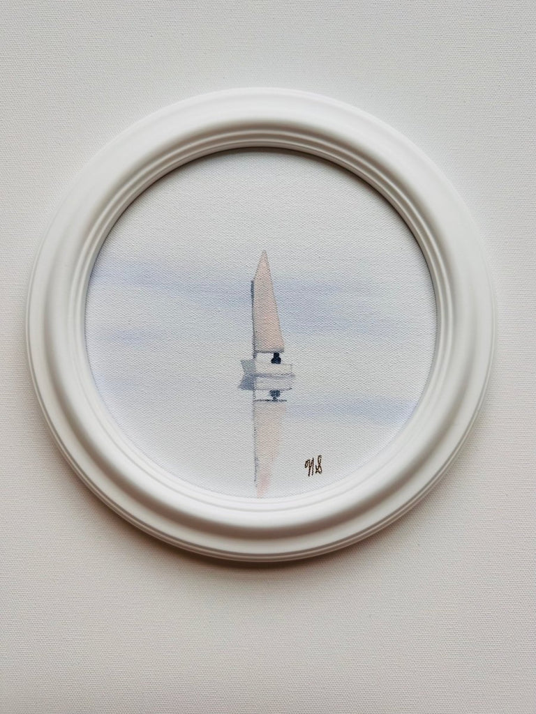 Simplicity | 10 1/4" h x 10 1/4" w | Framed - Liza Pruitt