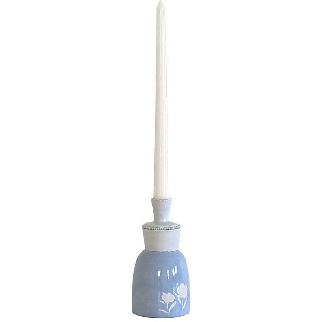 Single Candlestick Holder I | 7" Height x 3.5" Diameter - Liza Pruitt