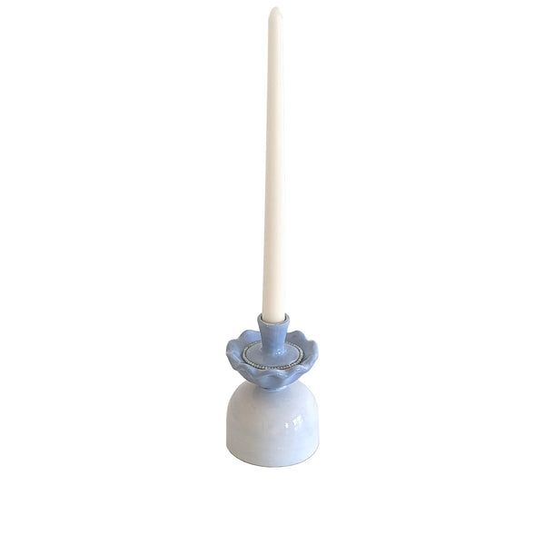 Single Candlestick Holder V | 5.5" Height x 3.75" Diameter - Liza Pruitt