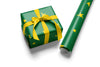 Stars Green & Gold Wrapping Paper - Liza Pruitt