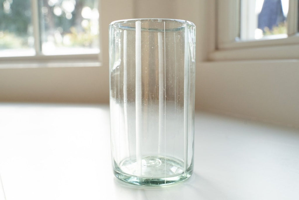 Striped Water Glass, Set of 4 - Liza Pruitt