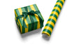 Stripes Green & Gold Wrapping Paper - Liza Pruitt