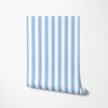 Stripes White & Blue Wrapping Paper - Liza Pruitt
