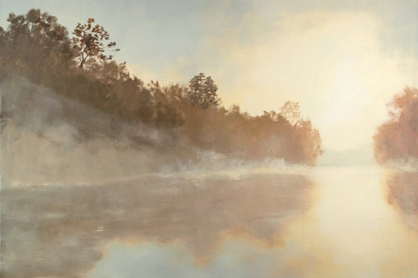 Sunlight Catching the Mist | 24" h x 36" w | Canvas Print - Liza Pruitt