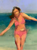 Surf Lessons | 36" h x 36" w - Liza Pruitt