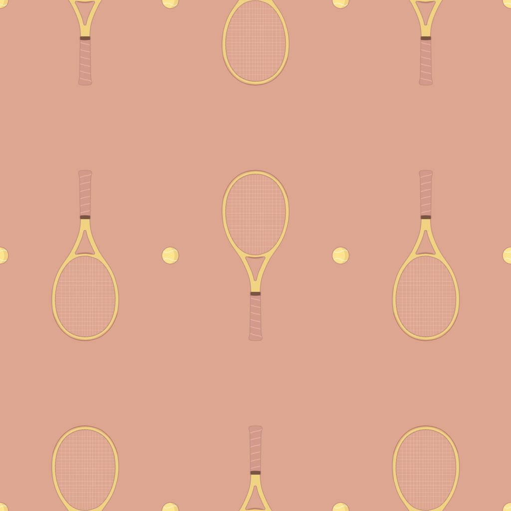 Tennis Pink Earth Wallpaper - Liza Pruitt