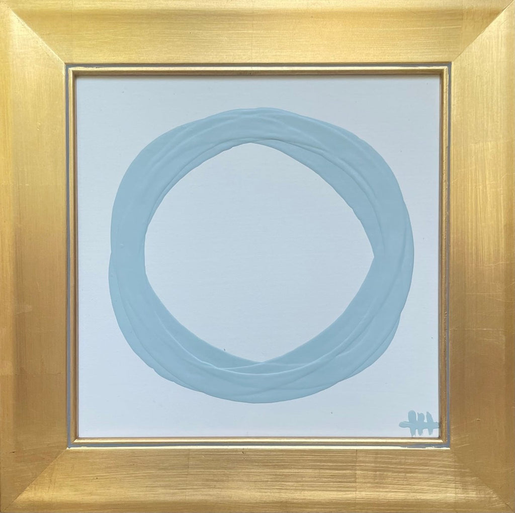 The Sum of Us - Icy Blue | 13.5" h x 14.5" w | Framed - Liza Pruitt