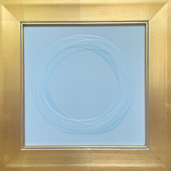 The Sum of Us - Sky Blue | 13.5" h x 14.5" w | Framed - Liza Pruitt