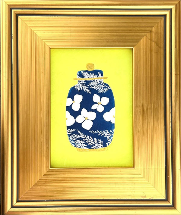 Timeless Beauty - Ginger Jar | 12" h x 10" w | Framed - Liza Pruitt