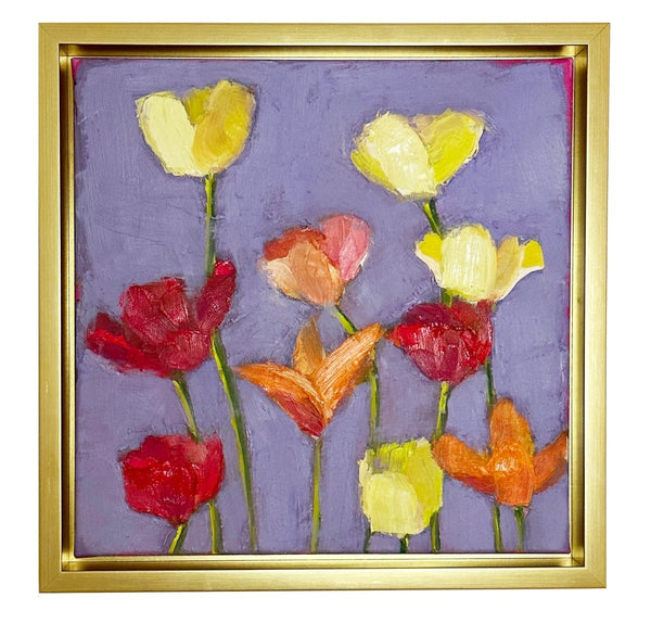 Tulips | 12" h x 12" w | Framed - Liza Pruitt