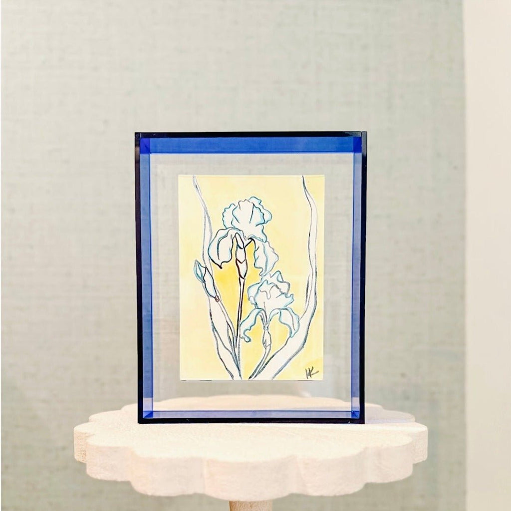 Vibrant Iris | 9.7" h x 7.7" w | Framed - Liza Pruitt