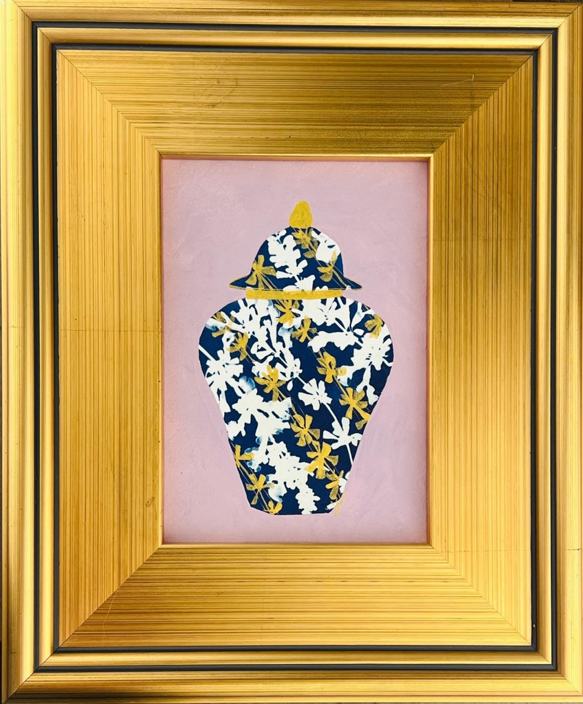 Vintage - Ginger Jar | 12" h x 10" w | Framed - Liza Pruitt