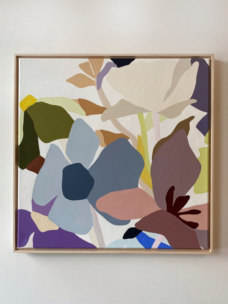 Wallflower I | 24" h x 24" w | Framed - Liza Pruitt