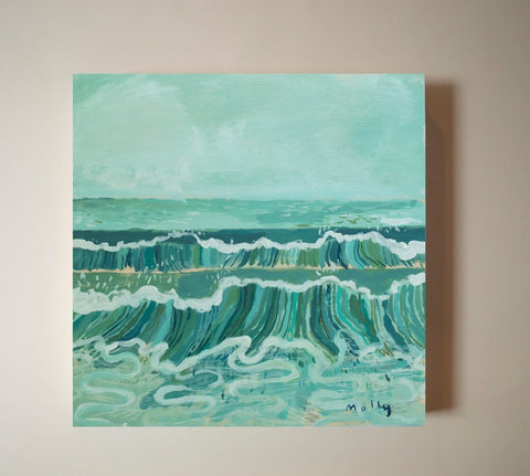 Wave No. II | 12" h x 12" w - Liza Pruitt