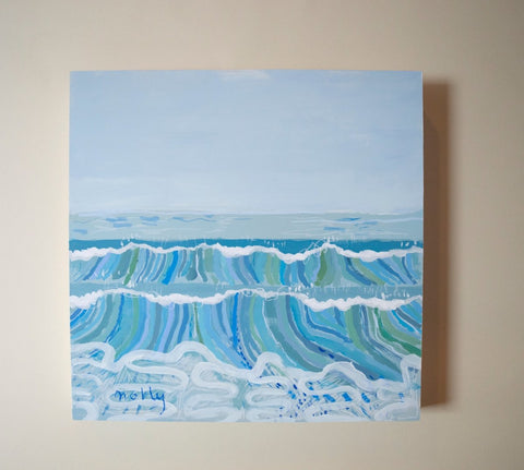 Wave No. III | 12" h x 12" w - Liza Pruitt