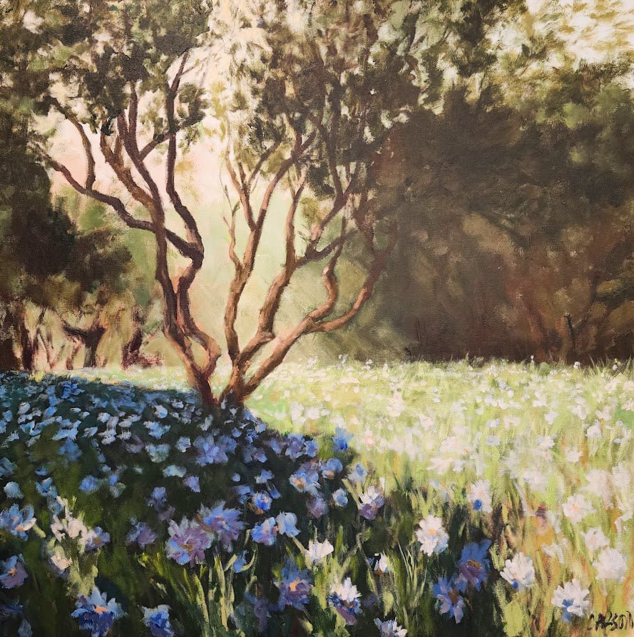 Wildflowers in the Woods | 36" h x 36" w - Liza Pruitt